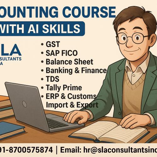 Certification Course in BAT and Accounting, Upskills with AI by SLA