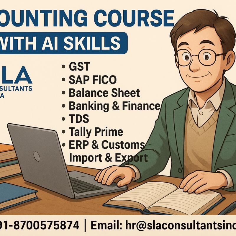 Certification Course in BAT and Accounting, Upskills with AI by SLA