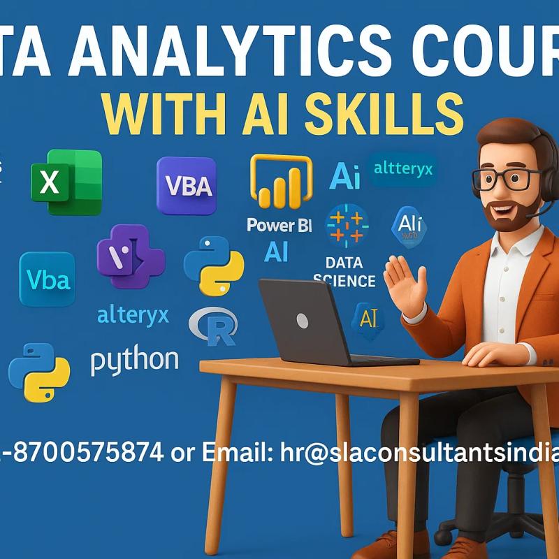 Data Analyst Course in Noida, Sector 105, Free Data Science with AI by SLA